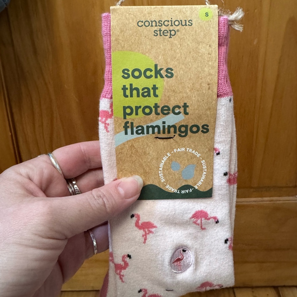 Conscious Step Flamingo Socks